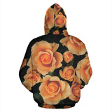 Black/Orange Floral