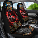 NO TECH WITHOUT MECH CAR SEAT COVER