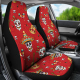 Guitar Sugar Skull Car Seat Covers