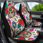 Flower Sugar Skull Car Seat Covers