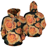 Black/Orange Floral