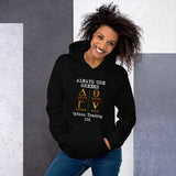 ALWAYS USE GREEKS, OPTION TRADING 101 PULLOVER HOODIE